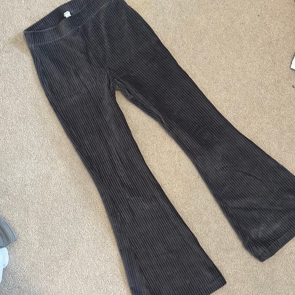 Aerie velvet flare pants!